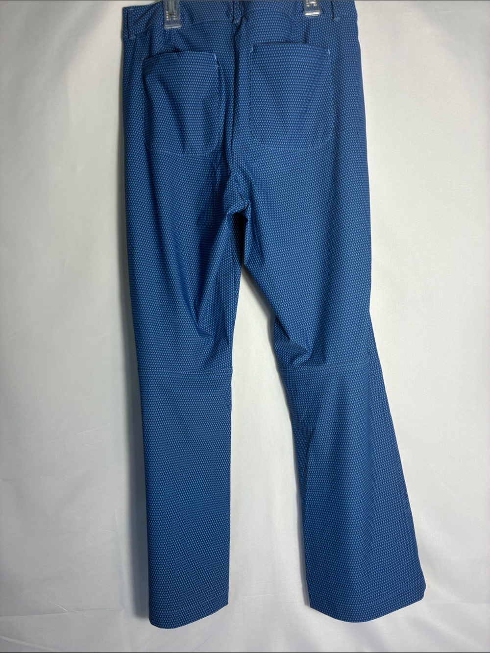 NWT SPANX Women’s Sunshine Kick Flare Pant in Geo Scape Blue - Size Large - Picture 6 of 8